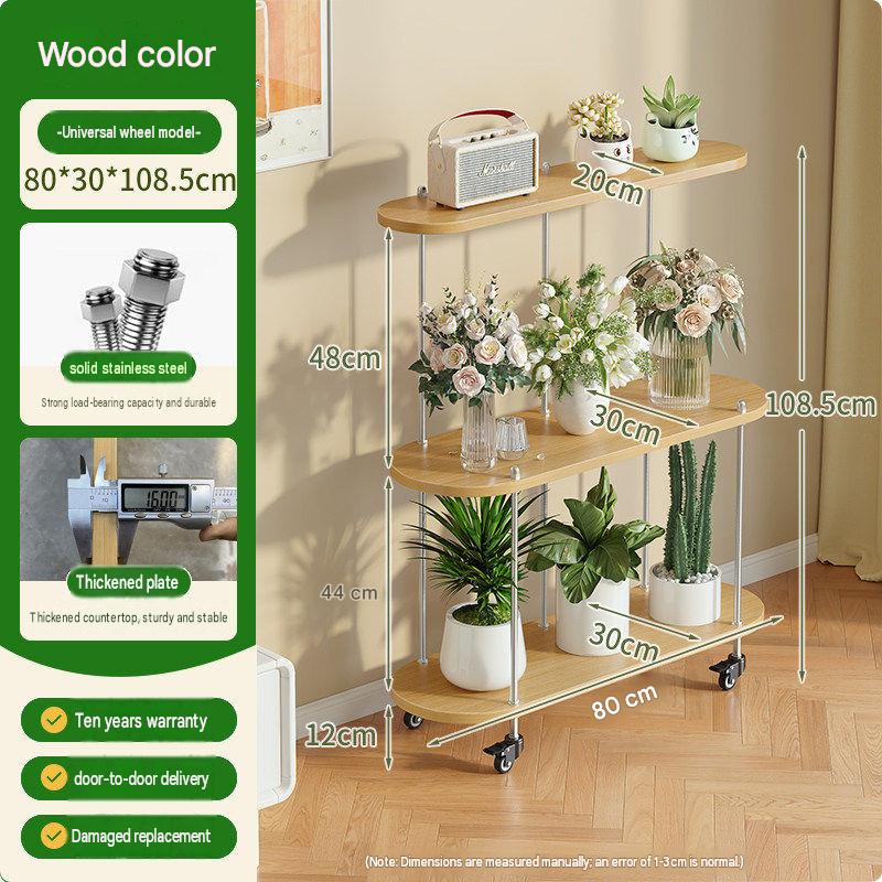 Log color wheeled three-layer 80*30*100