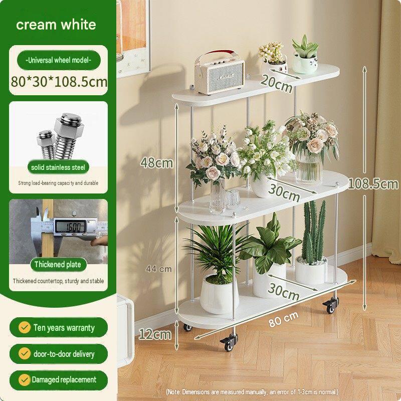 Cream white belt wheel model three layers 80*30*100