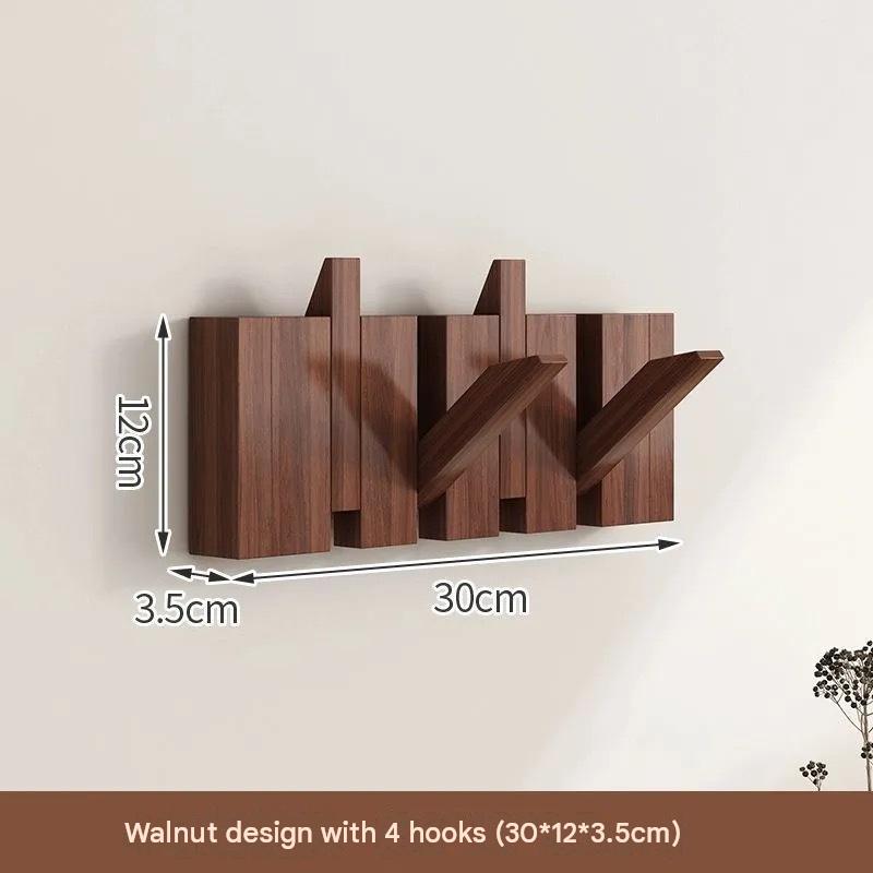 Walnut color 33*15.5 (4 hooks)