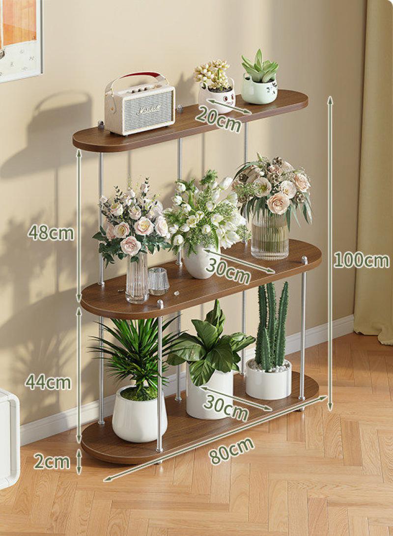 Walnut color three layers 80*30*100