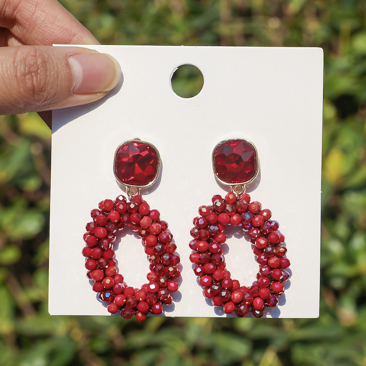 6:E2724 steel needle-burgundy