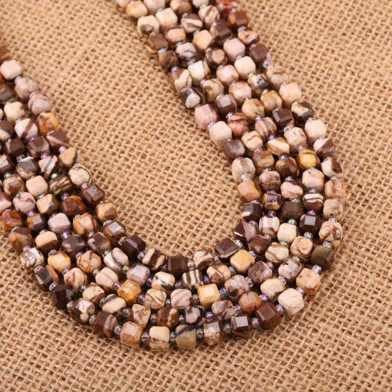 Zebra Jasper 6mm