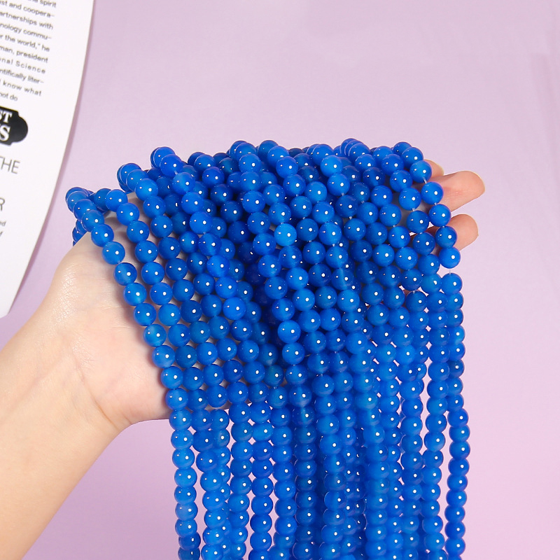 blue agate 10mm/38pcs