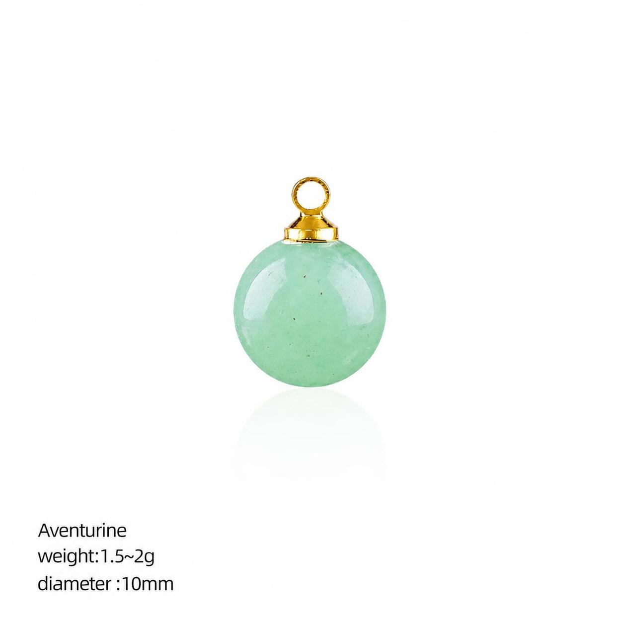29:Green Aventurine gold