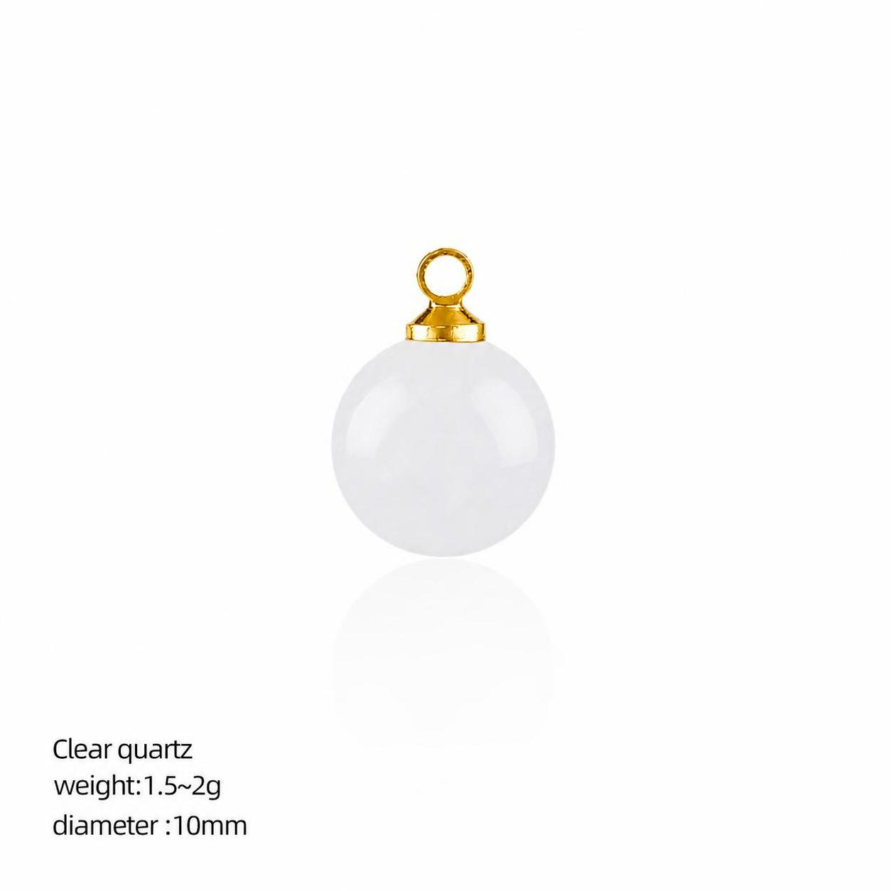 40:Clear Quartz gold