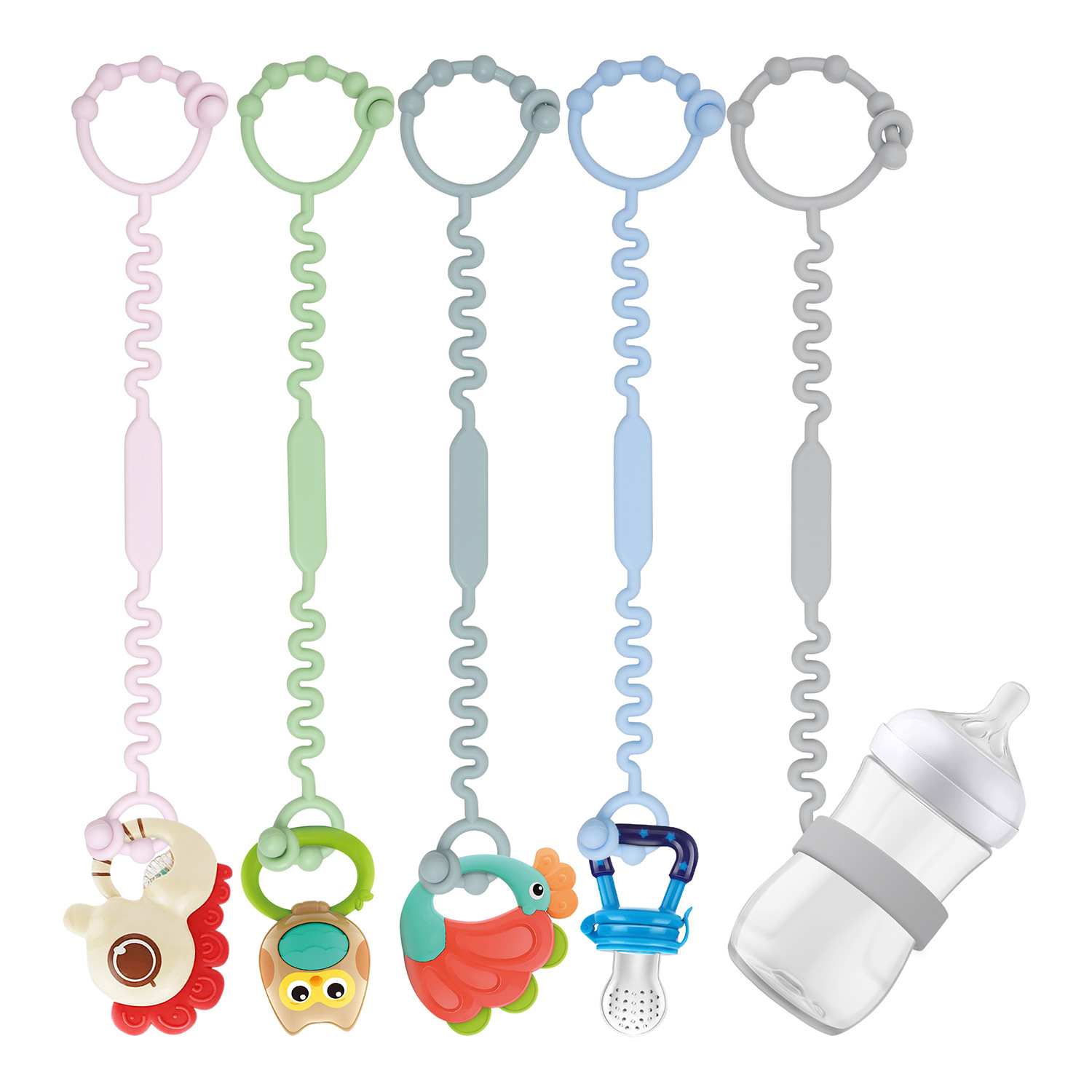 Anti-lost chain light color 5-piece set