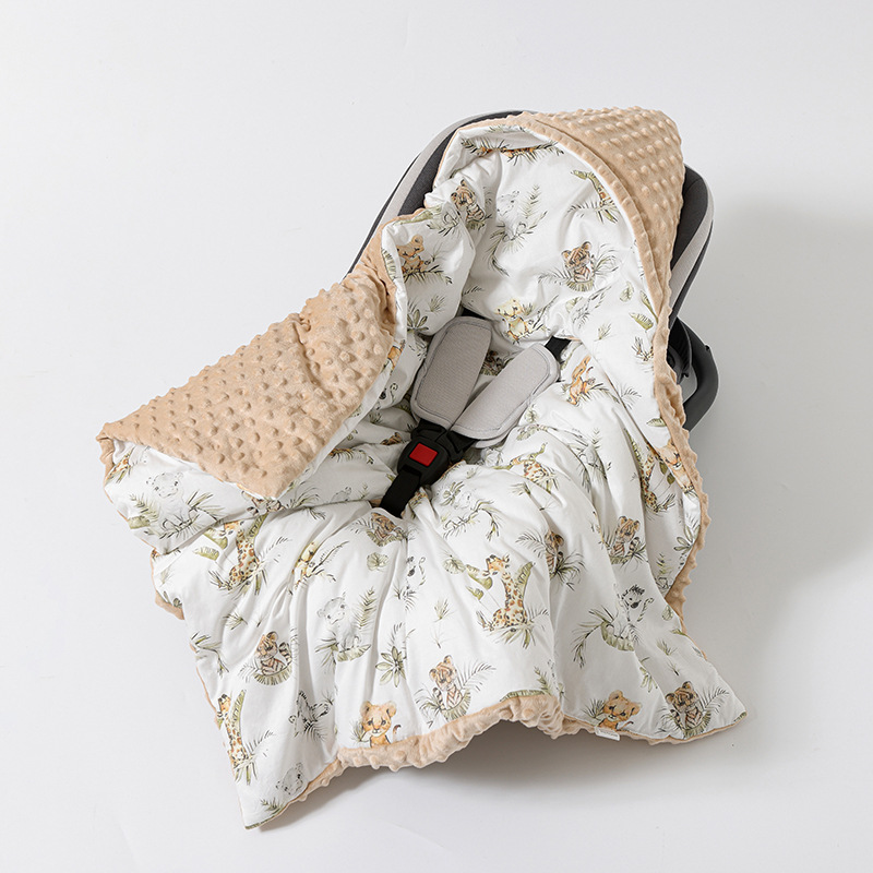 Khaki lion (thick style/basket bean quilt)