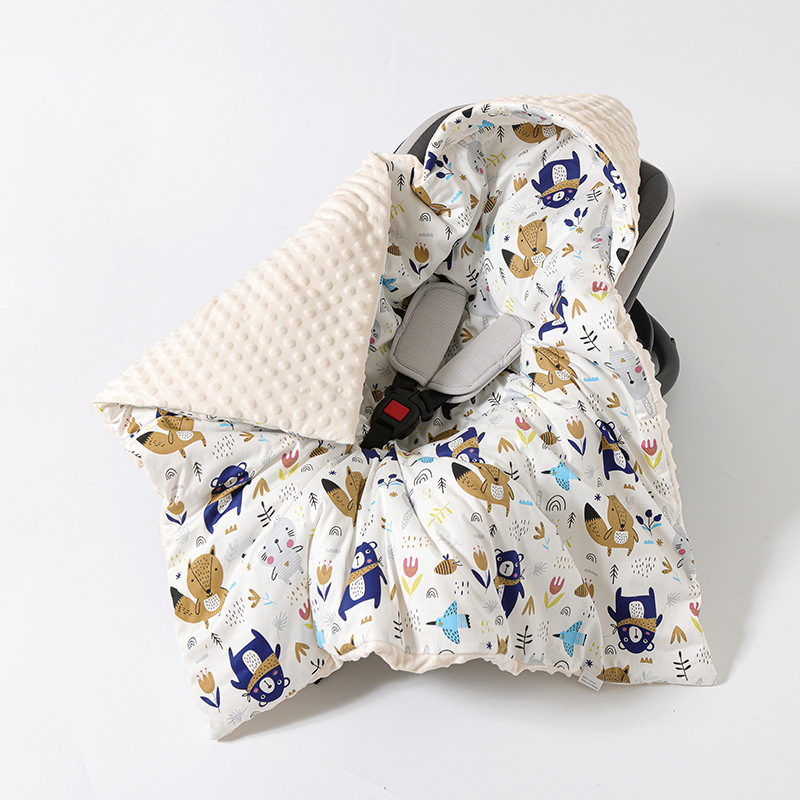 Milky white bear (thick style/basket bean quilt)