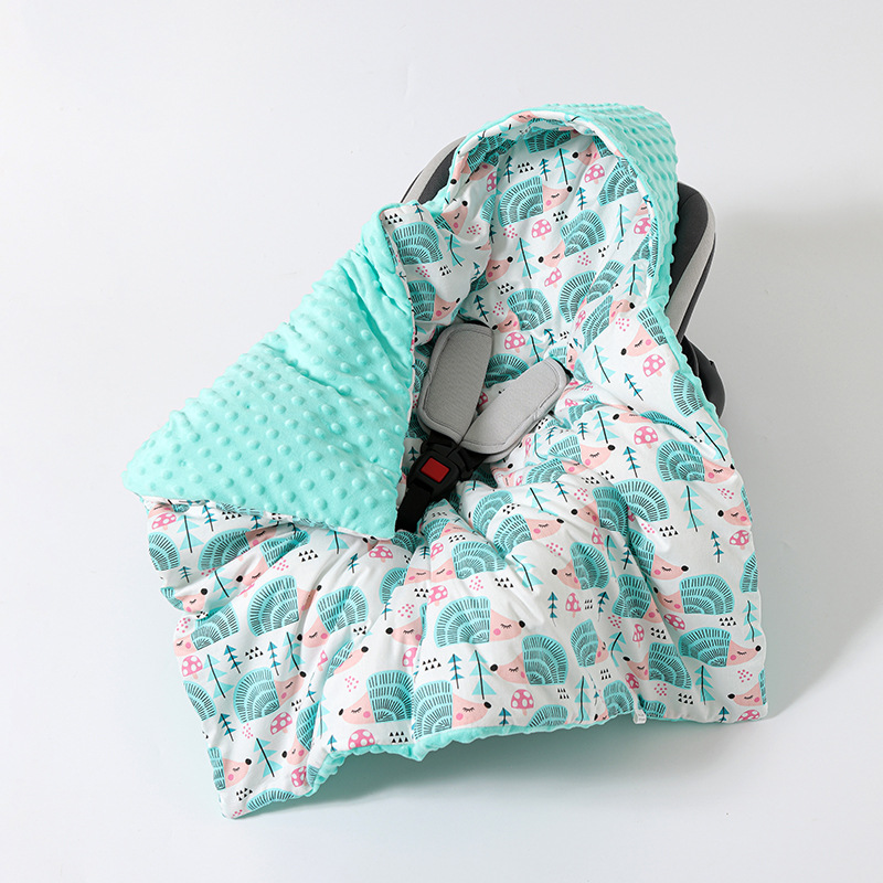 Blue hedgehog (thick style/basket bean quilt)