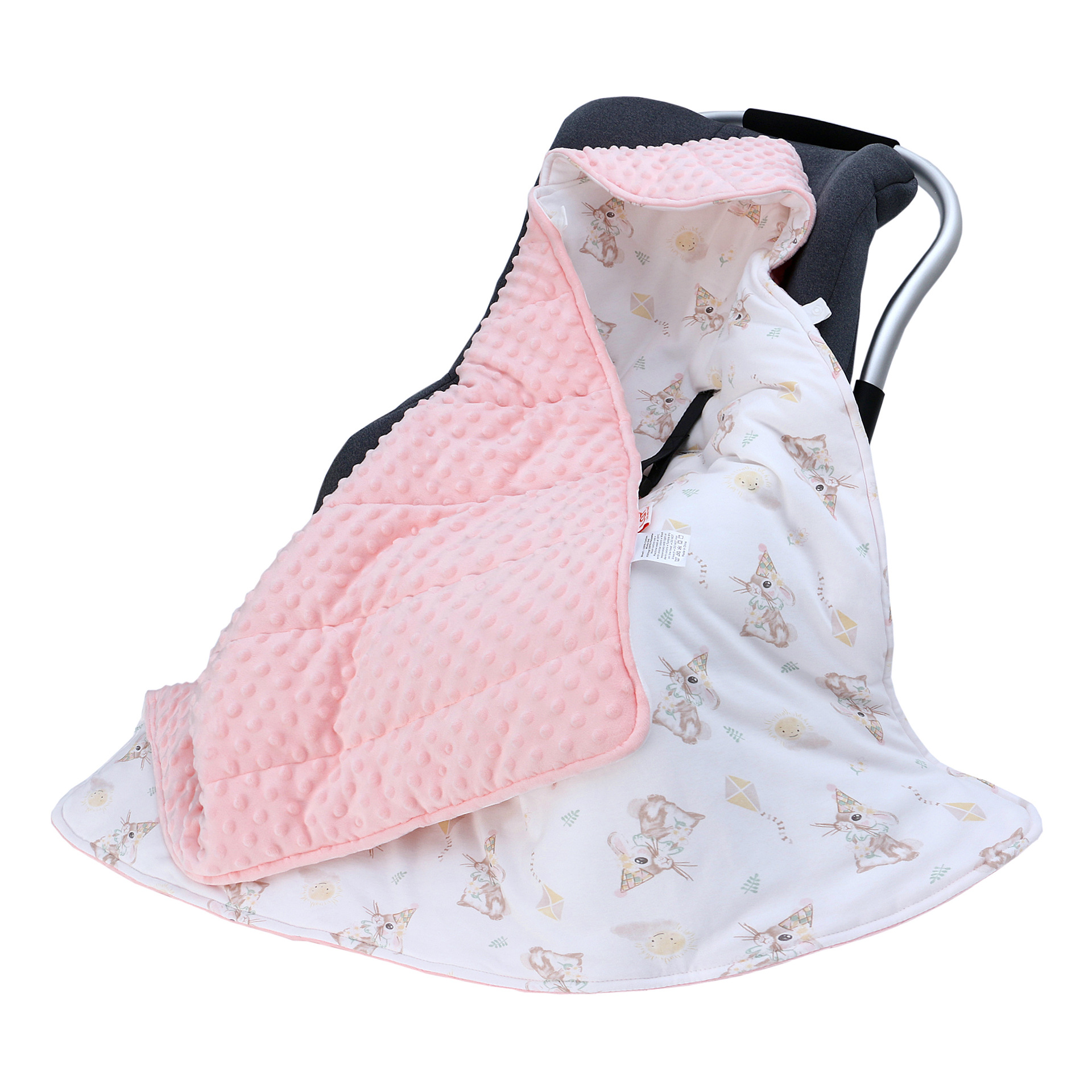 Hooded rabbit (quilted and thickened)