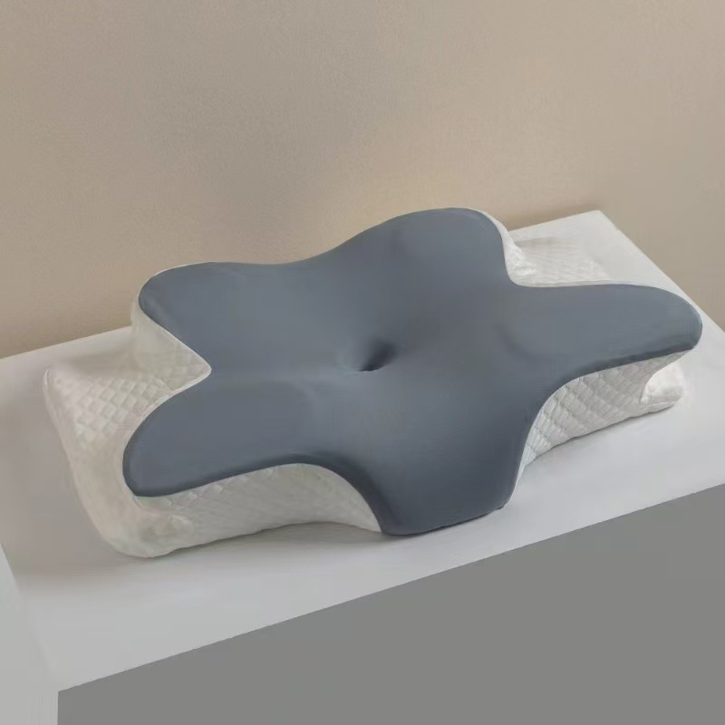 4d ergonomic butterfly pillow single pack...dark gray