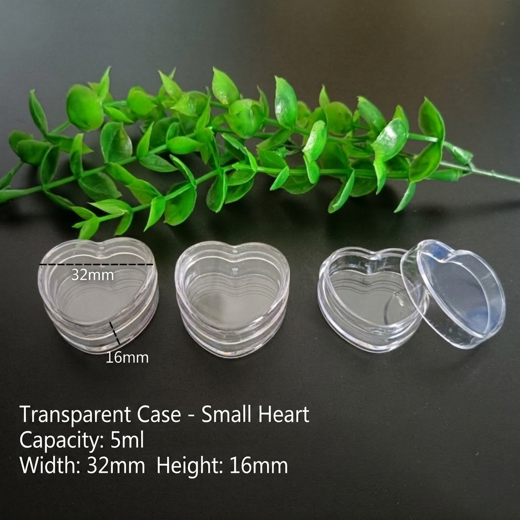 1:Transparent box-little peach heart