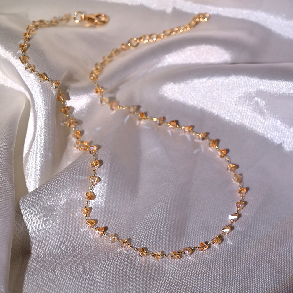 3:3-gold chain amber gold
