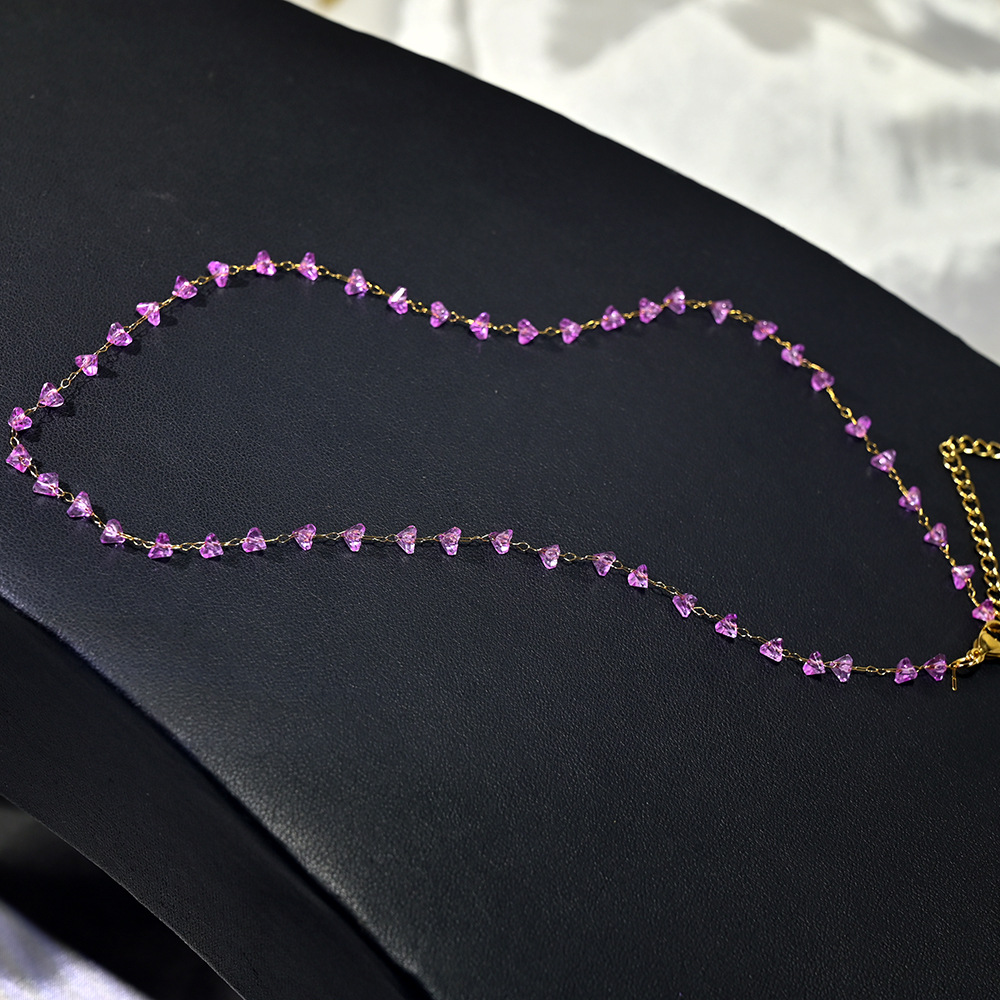 16:16-gold chain roasted purple