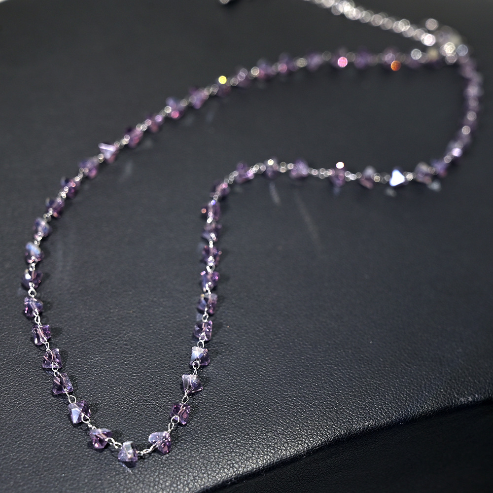 25:25-silver chain purple