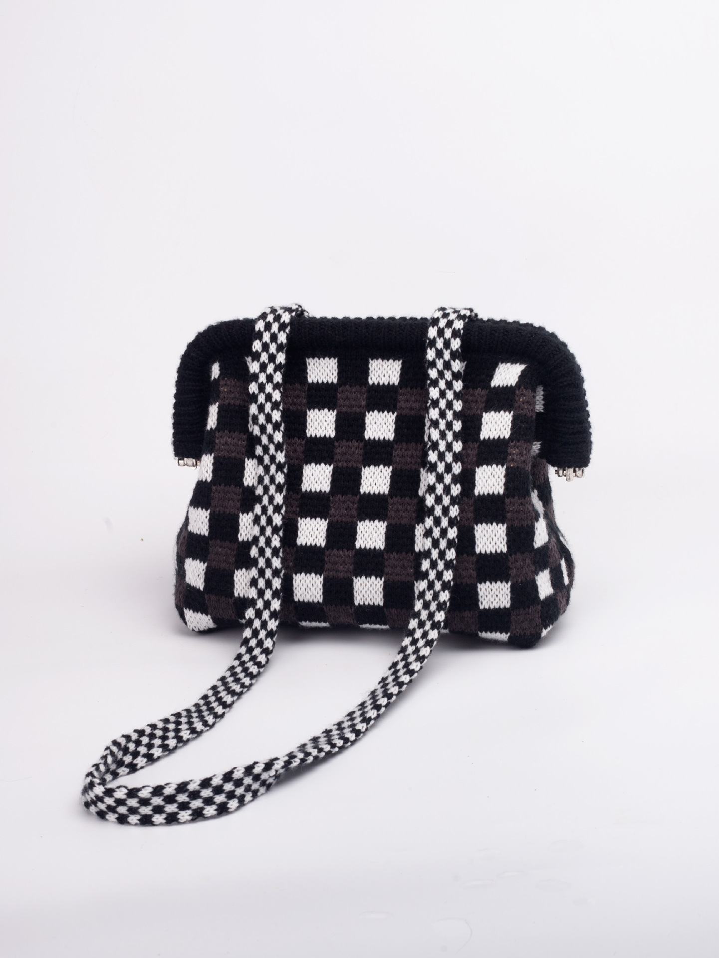 3 color black checkerboard
