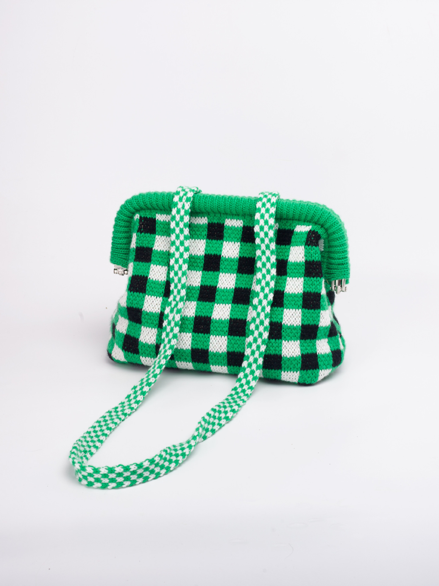 3 color green checkerboard