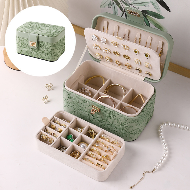 2-layer pattern green (18.5*11*10cm)