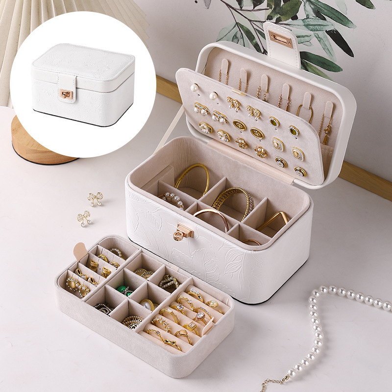 2-layer pattern white (18.5*11*10cm)