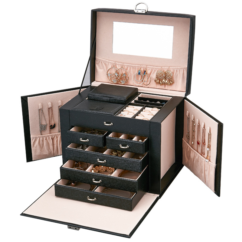 Black - (extra large capacity comes with a carrying case)