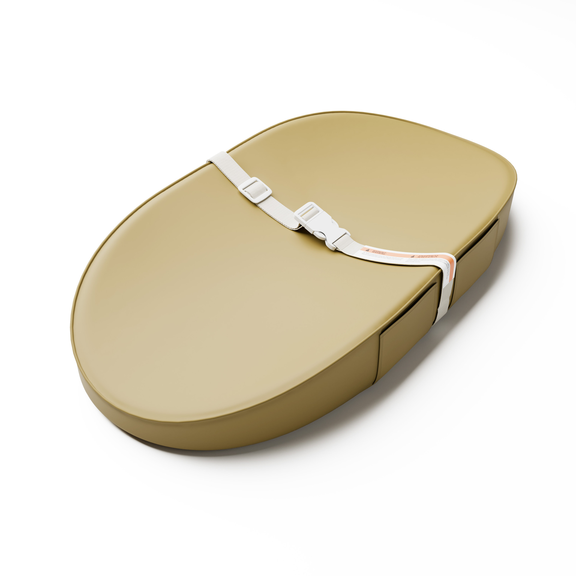 U-shaped khaki changing pad