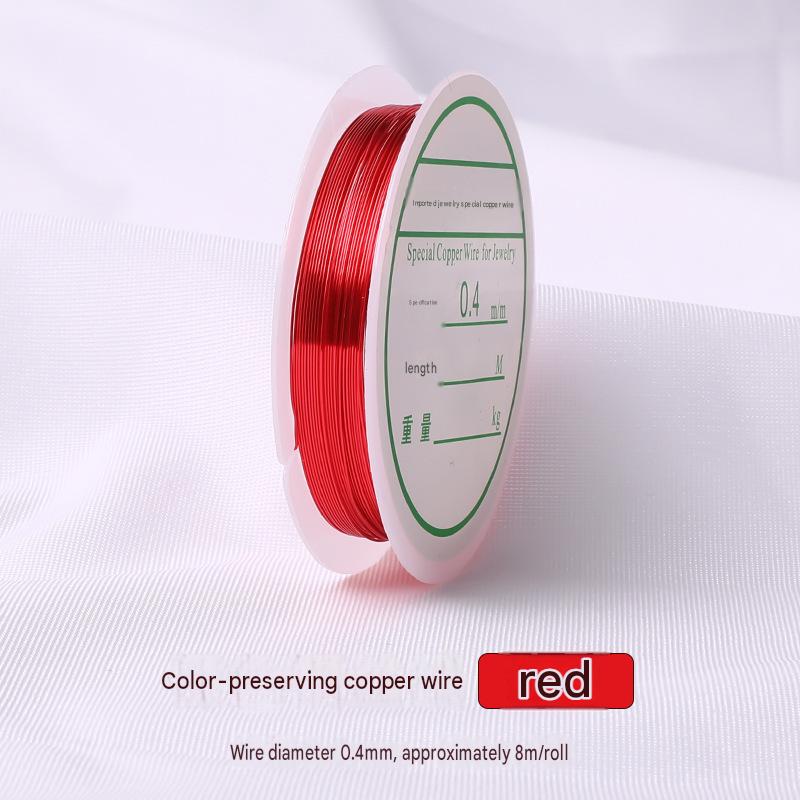 5:red/wire diameter 0.4mm, about 8m /roll