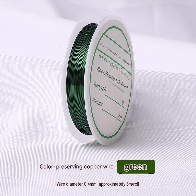 20:green/wire diameter 0.4mm/about 8m /roll
