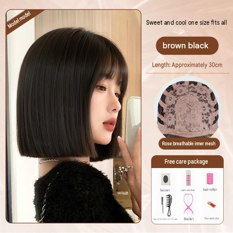 Sweet cool cut [brown black]   care set