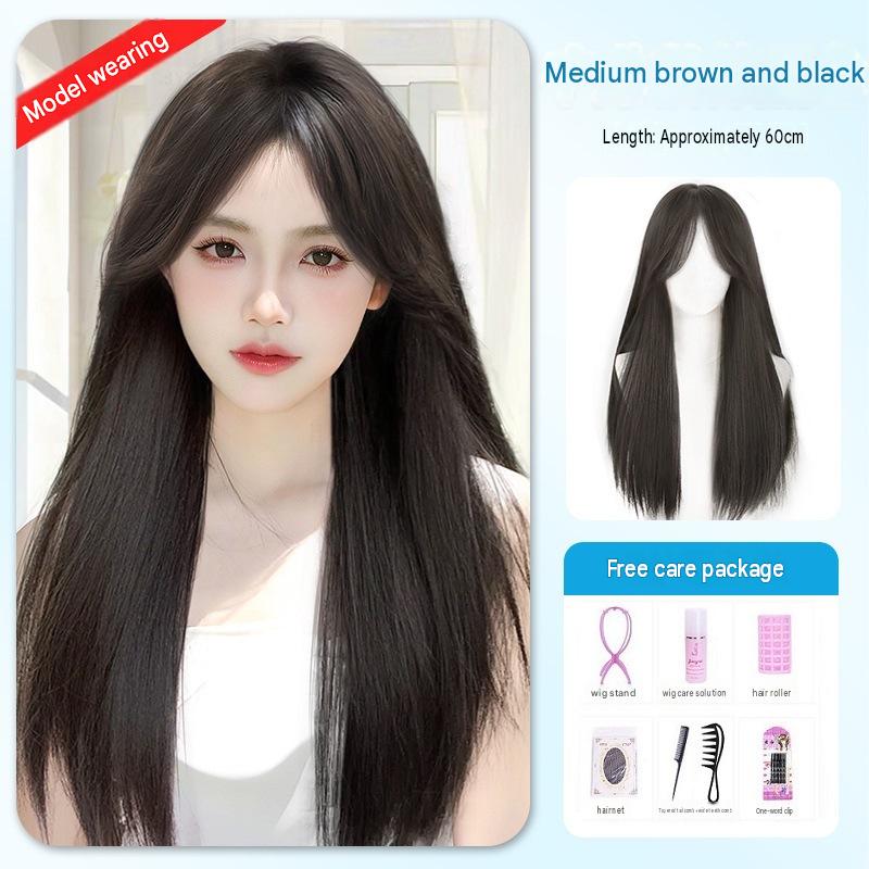 Brown-black seven-piece set 2