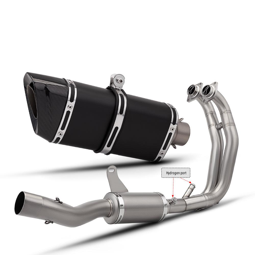 Rs457 dual oxygen port front section   m15 black real carbon head