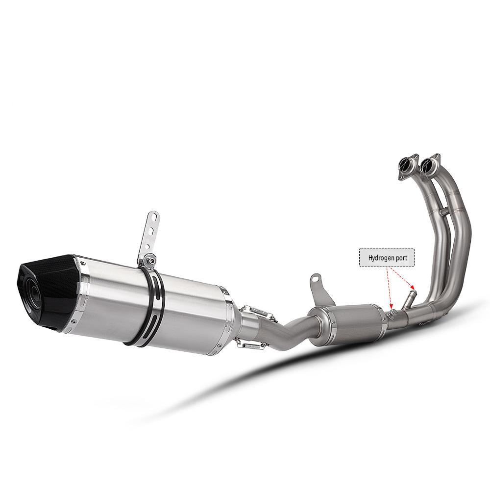 Rs457 dual oxygen port front section   aw25 titanium color real carbon head