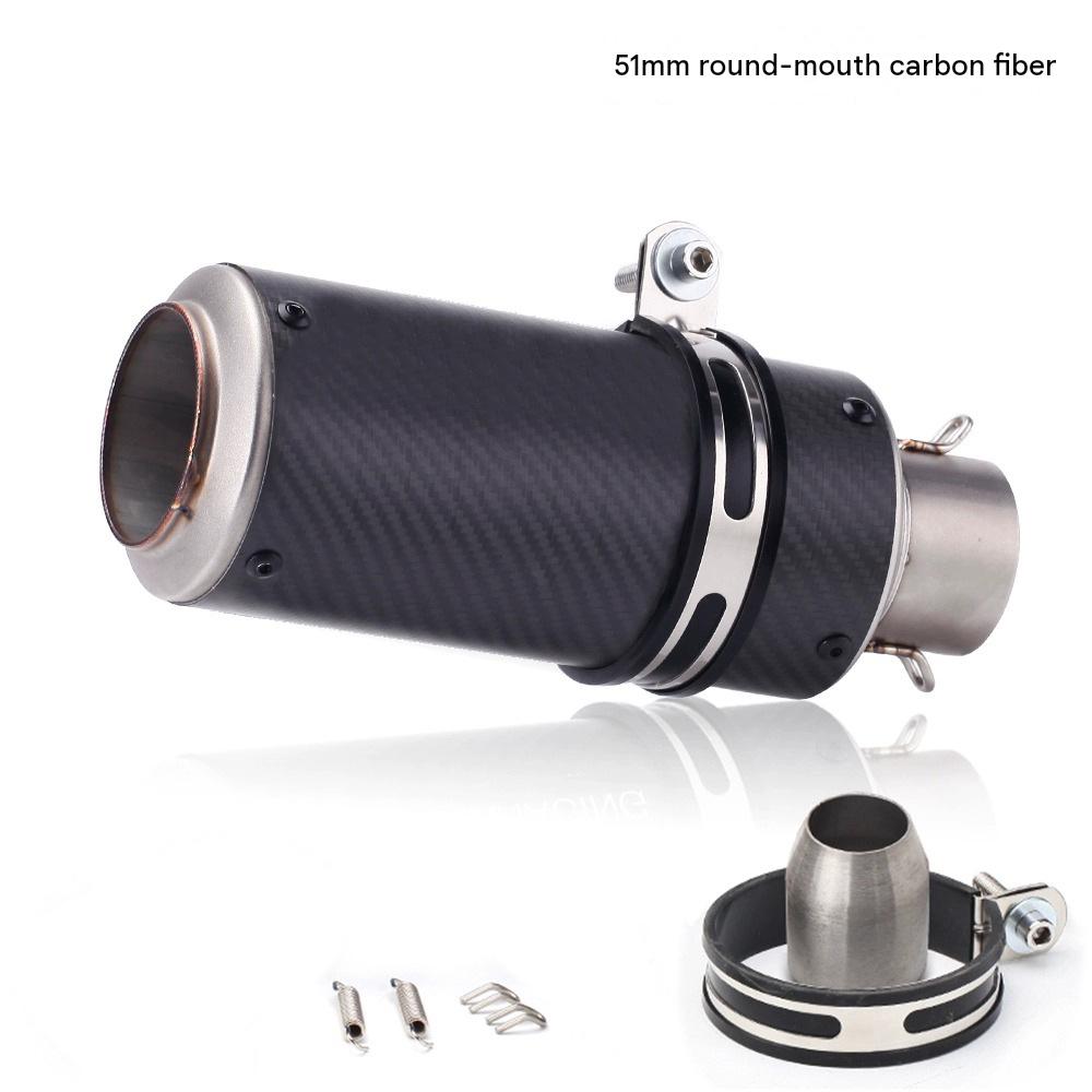 Round mouth carbon fiber 51mm
