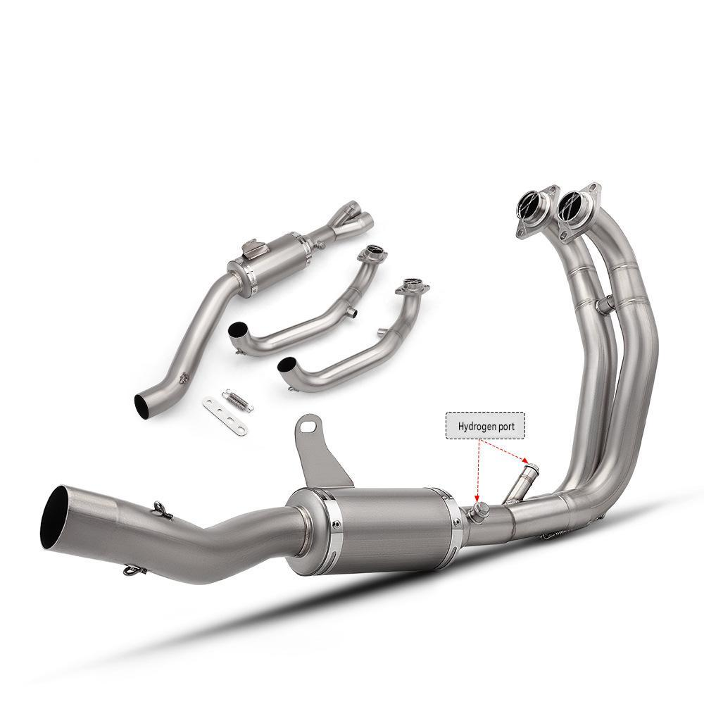 Rs457 stainless steel double oxygen port front section - connected to 51mm (24-26 years)