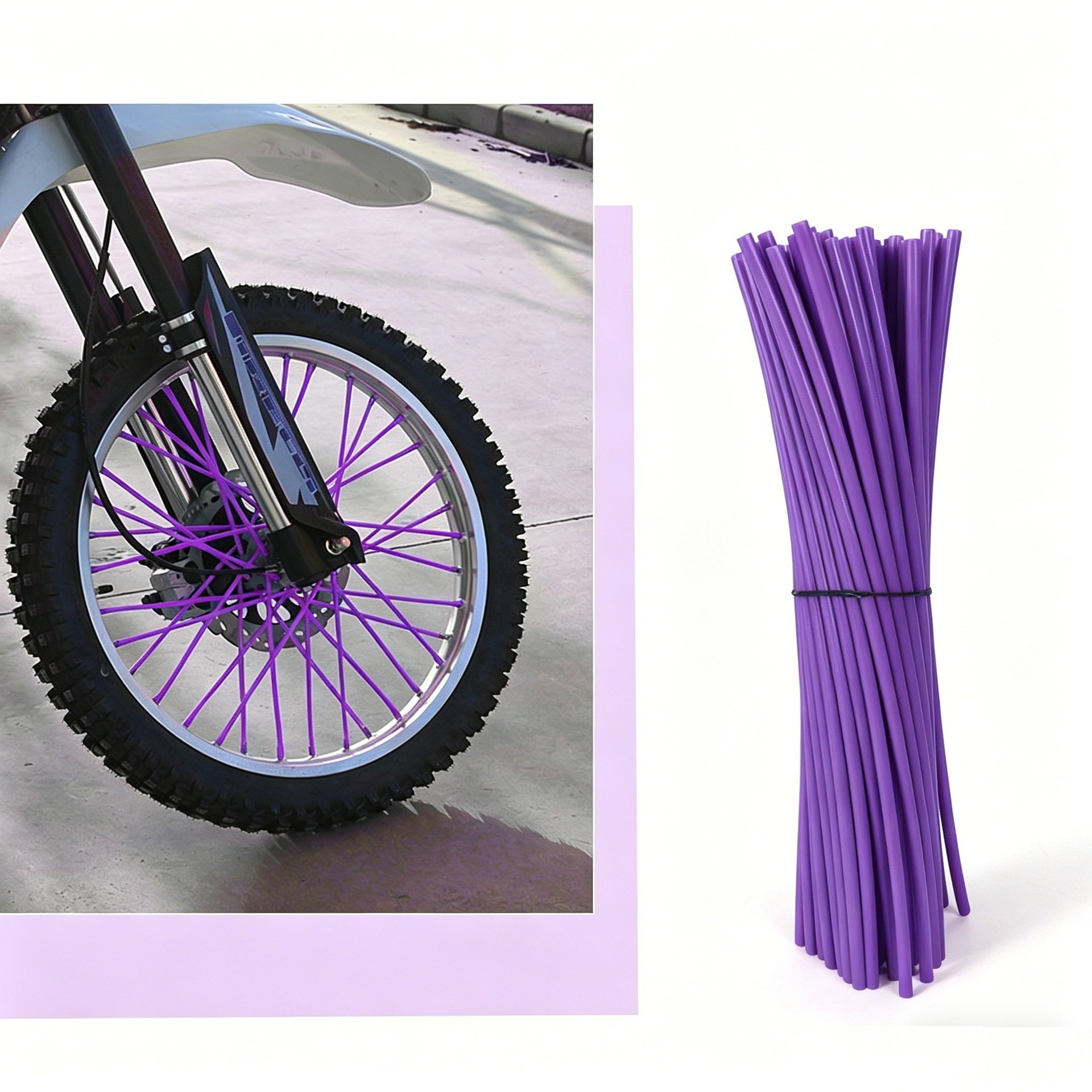 Purple 17cm [72 strips]