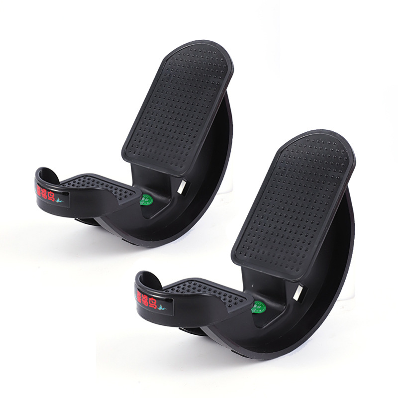Stretch wheel oblique pedal black two pack
