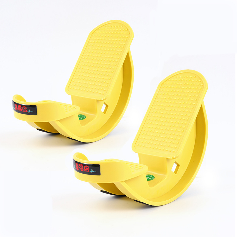 Stretch wheel oblique pedal yellow two pack