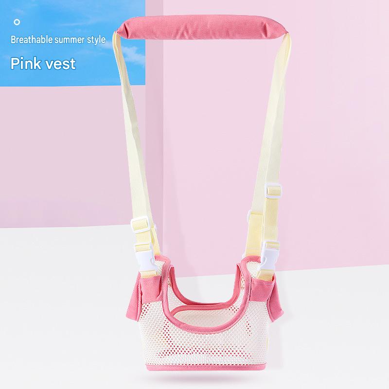 Toddler with vest (breathable pink)