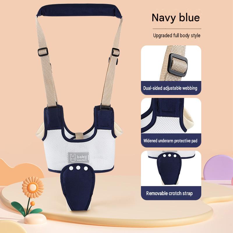 Rabbit mesh toddler belt navy blue   crotch protector