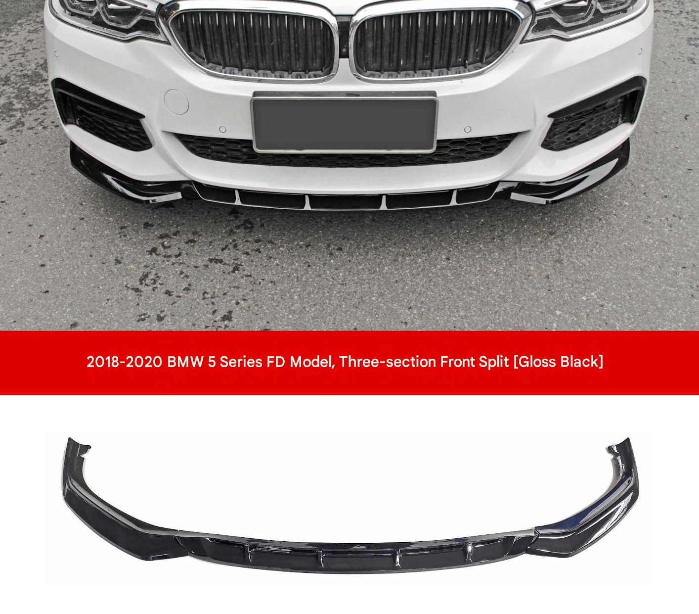 18-20 bmw 5 series fd three-stage front shovel [bright black]