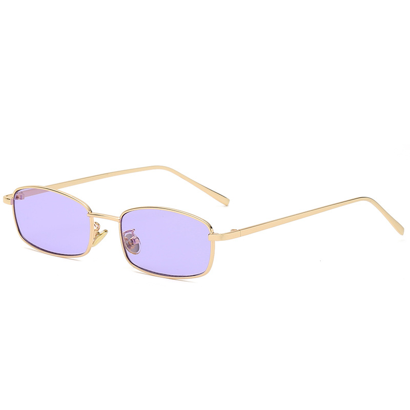 Gold frame purple film C12