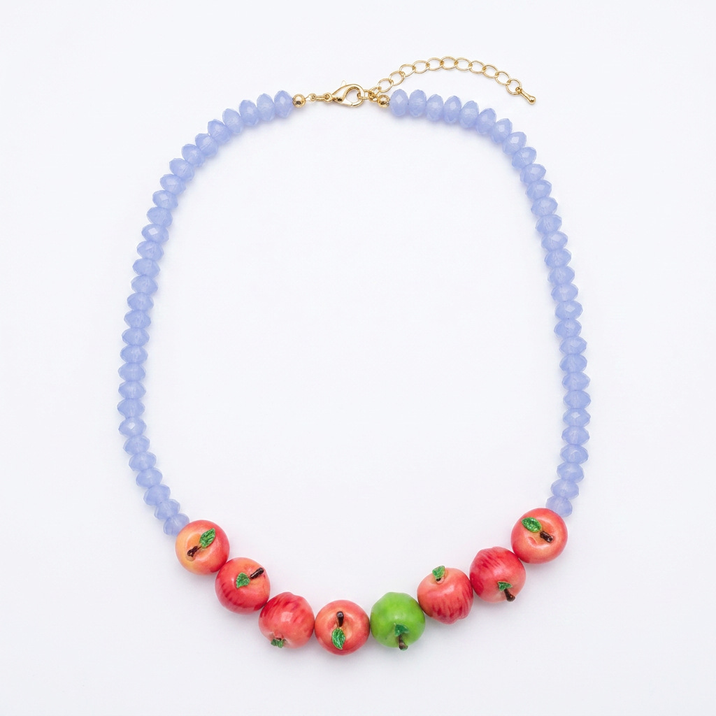 3:Apple necklace no. 2  40cm