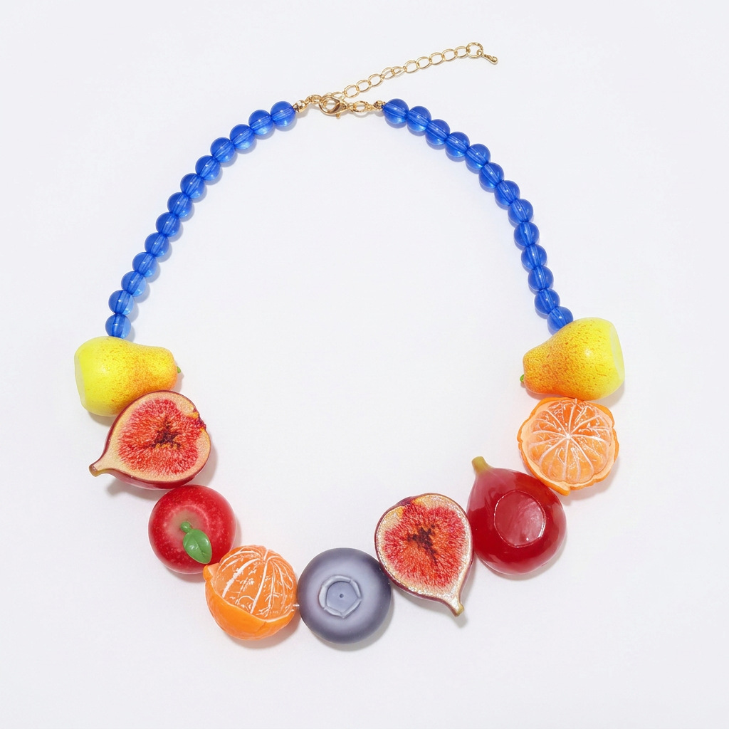 4:No. 2 multi-fruit necklace  40cm