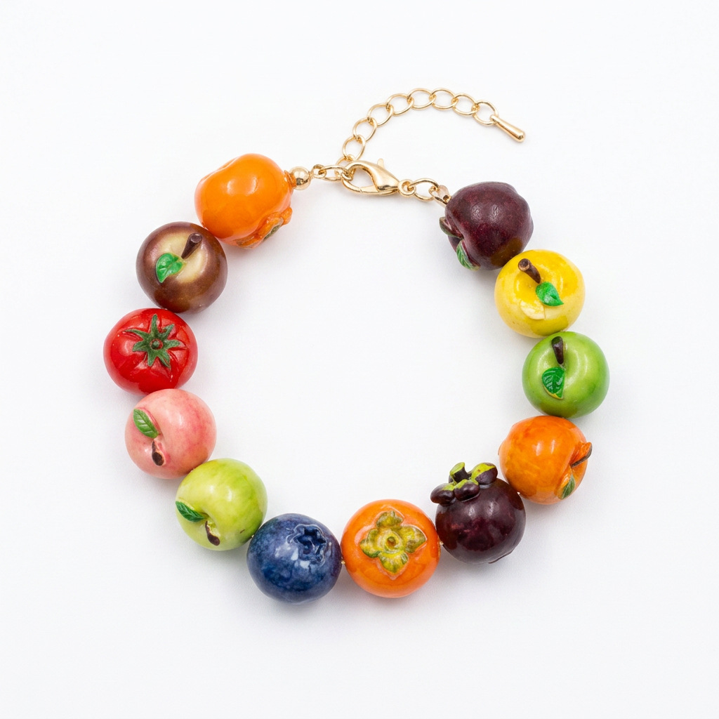 5:Colorful fruit bracelet 21cm