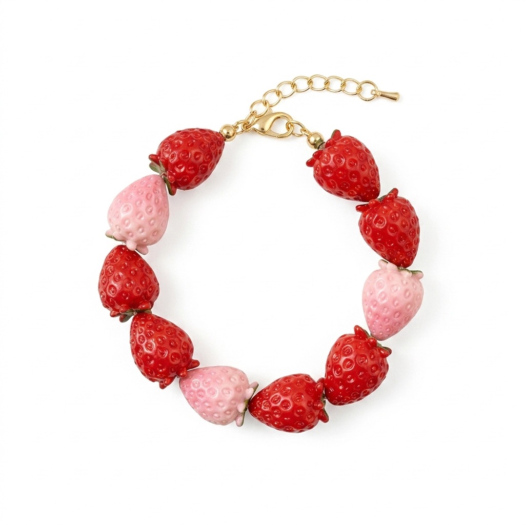 9:Strawberry bracelet 21cm