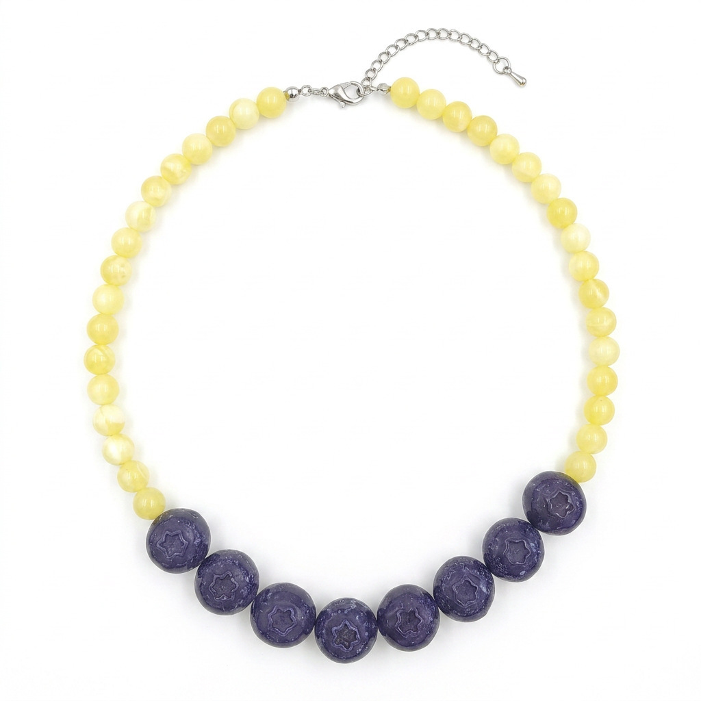 12:Blueberry necklace  40cm