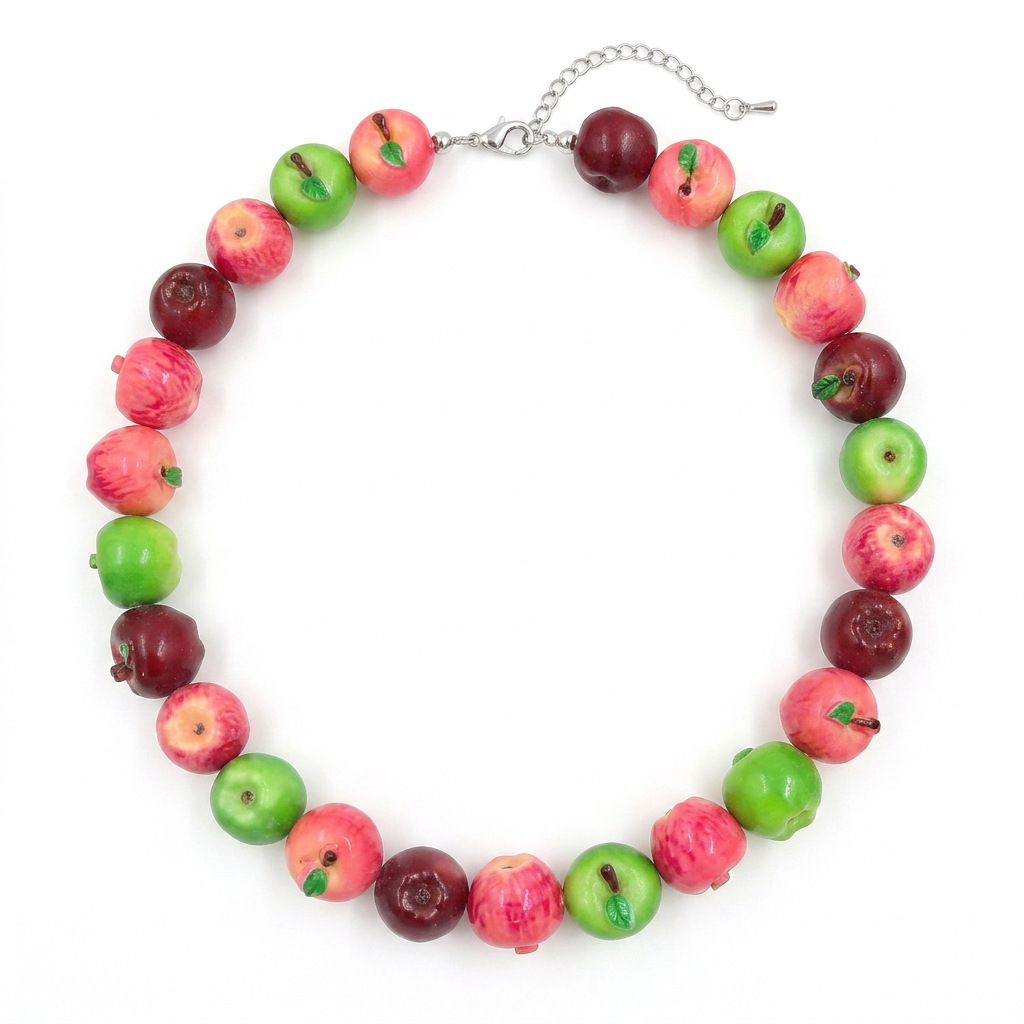 14:Delicious apple necklace  40cm