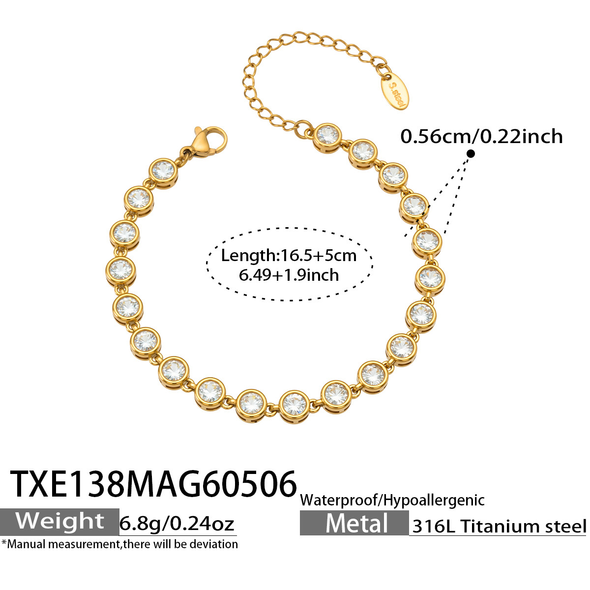 7:7 bracelet