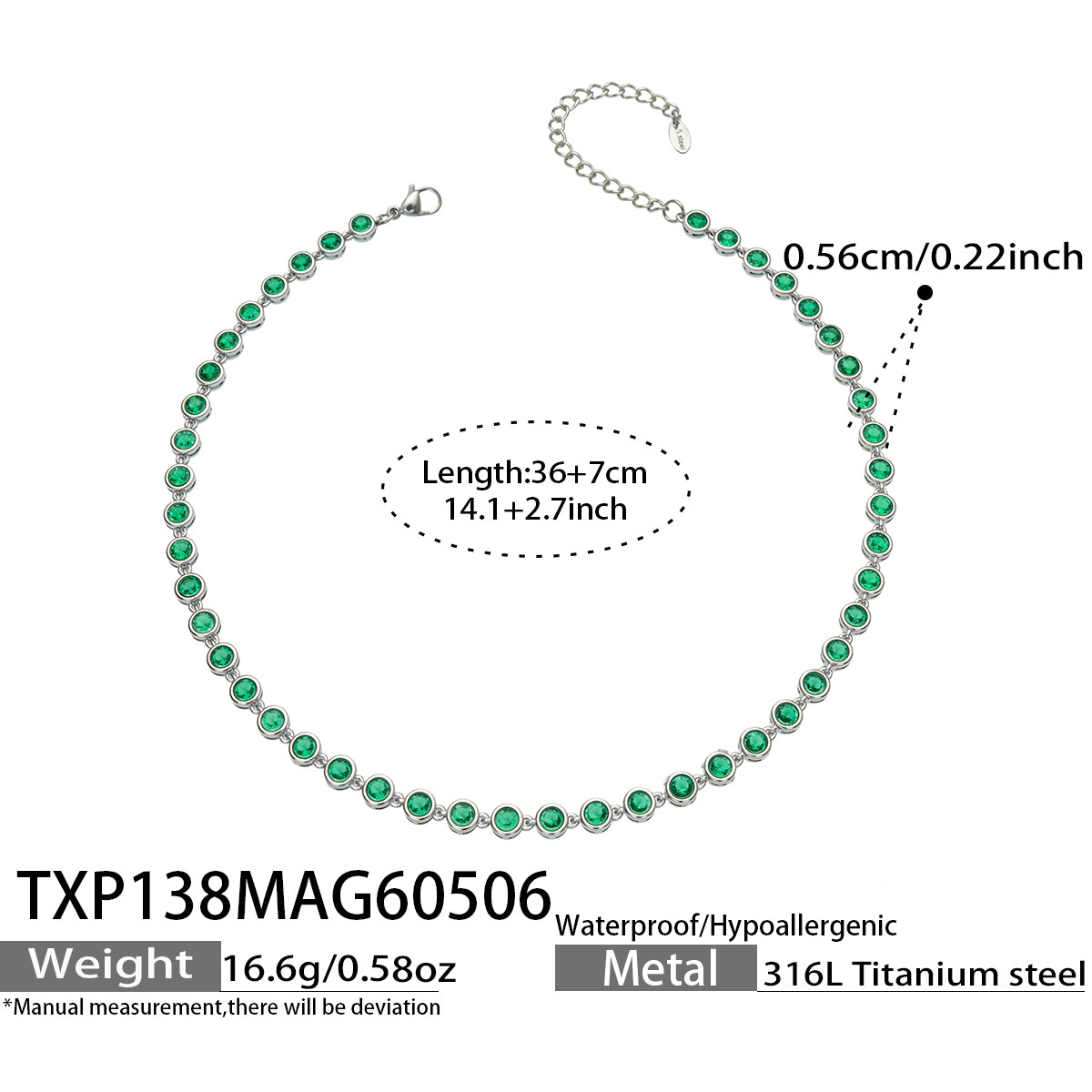 18:18 necklace