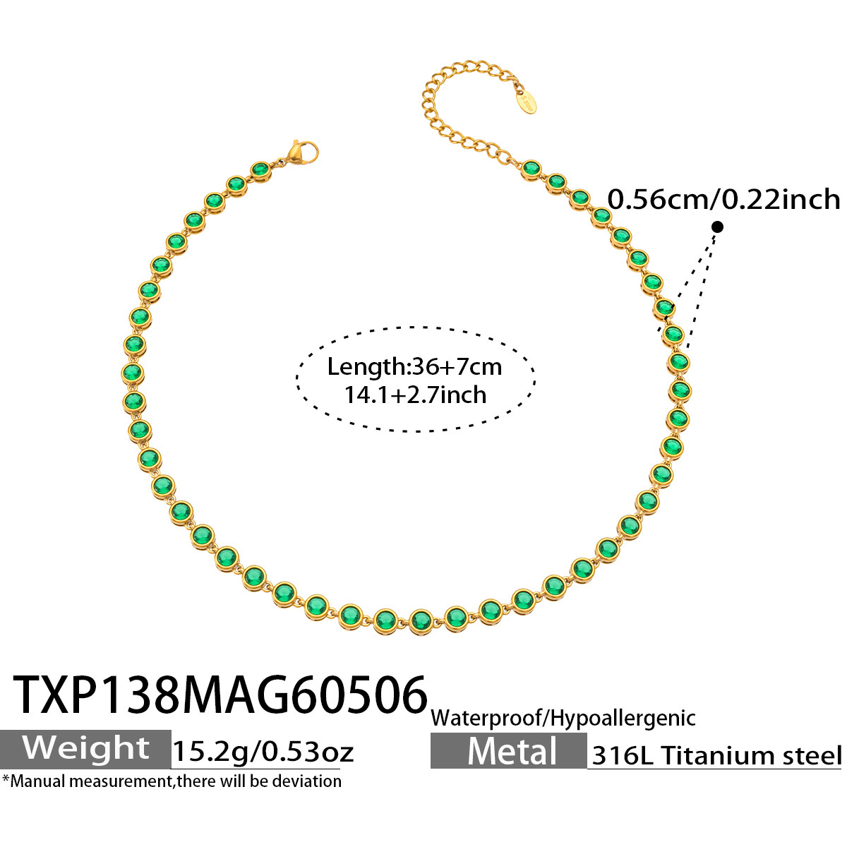 24:24 necklace
