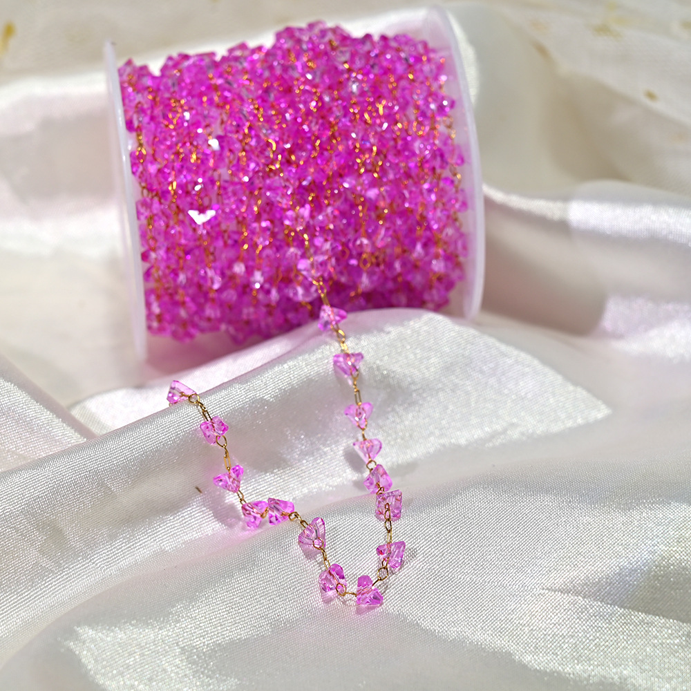 8:Lt041-gold chain roasted purple